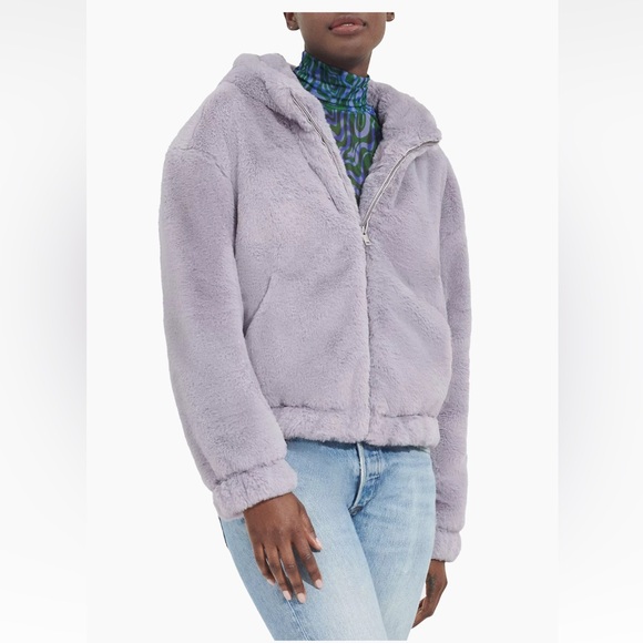 NWT UGG Mandy Faux Fur Hoodie. M - Picture 5 of 16